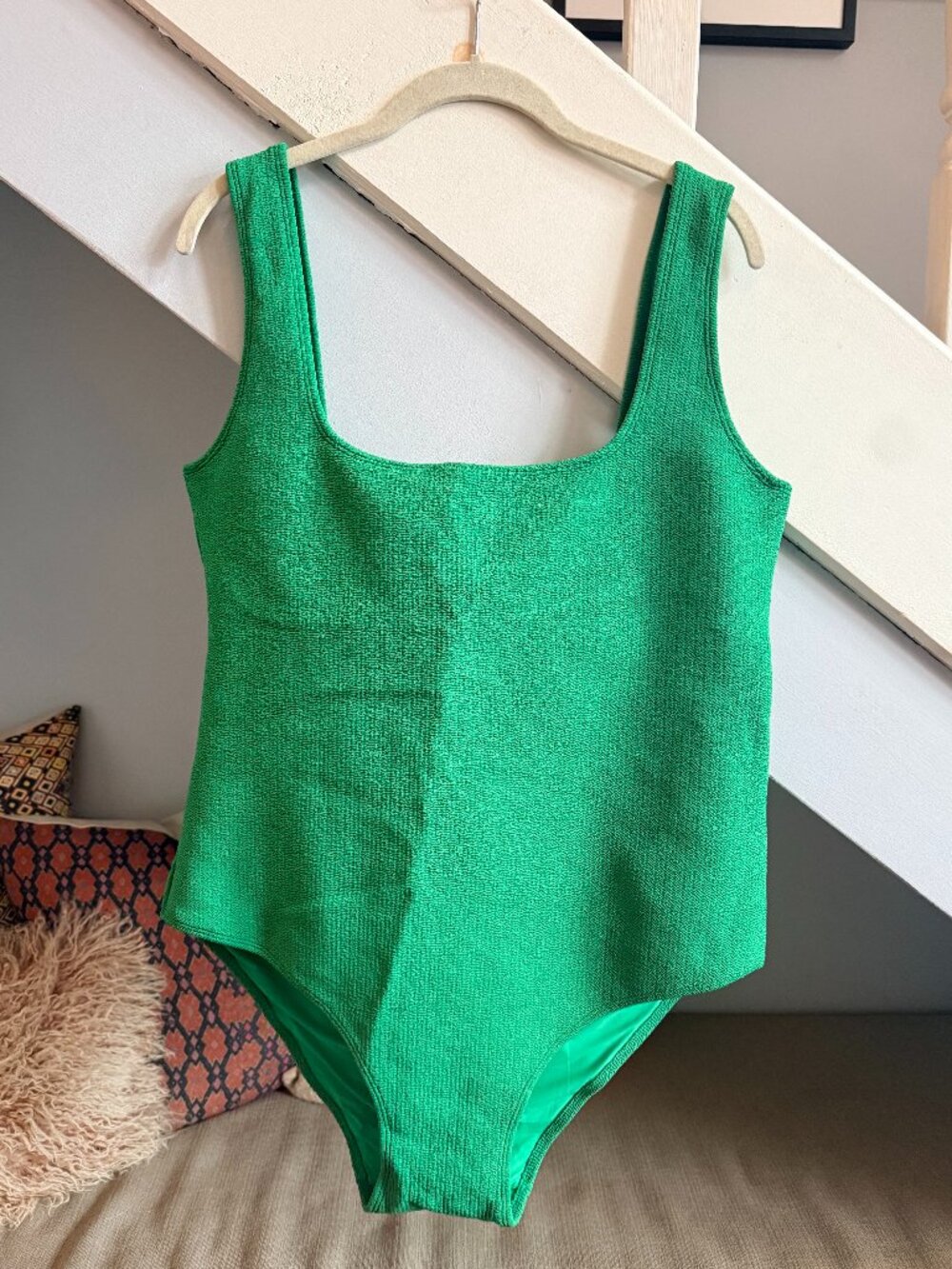 Saint Somebody Run to Paradise One Piece Swimsuit in Green (US 18)